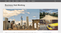 Desktop Screenshot of businesshubworking.com